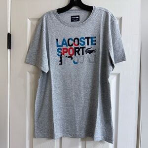 Lacoste Sport Men’s Gray Short Sleeve Tee